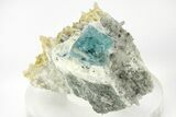 Colorful Cubic Fluorite Crystals with Phantoms - Yaogangxian Mine #215798-2